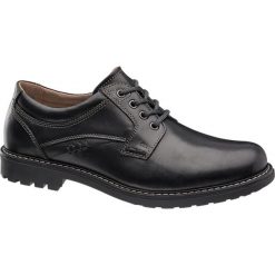 Półbuty męskie: półbuty męskie AM SHOE czarne