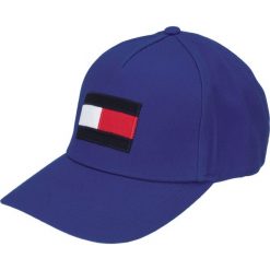 Tommy Hilfiger Czapka z daszkiem Niebieski. Niebieskie czapki męskie TOMMY HILFIGER, bez wzorów, z bawełny. Za 188,95 zł.