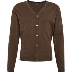 Finshley & Harding - Sweter męski – Pima-Cotton/Kaszmir, brązowy. Brązowe swetry rozpinane męskie marki Finshley & Harding, m, z bawełny. Za 179,95 zł.
