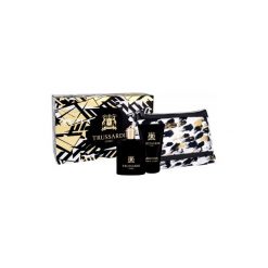 Kosmetyczki męskie: Trussardi Uomo 2011 zestaw Edt 100 ml + Żel pod prysznic 100 ml + Kosmetyczka dla mężczyzn