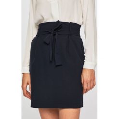 Only - Spódnica. Niebieskie spódniczki damskie ONLY, na co dzień, l, w paski, z elastanu, biznesowe, mini, proste. W wyprzedaży za 79,90 zł.