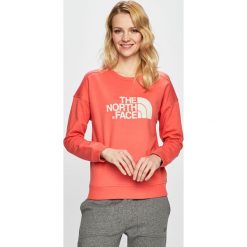 The North Face - Bluza. Pomarańczowe bluzy damskie z nadrukiem marki The North Face, s, z bawełny, bez kaptura. Za 299,90 zł.