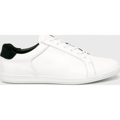 Calvin Klein - Buty. Białe buty sportowe męskie marki Calvin Klein, ze skóry, na sznurówki. Za 719,90 zł.