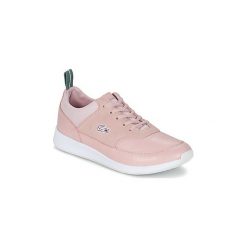 Buty Lacoste JOGGEUR LACE 117 1 G. Różowe trampki i tenisówki damskie Lacoste, bez wzorów, bez zapięcia. Za 535,20 zł.