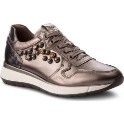 Sneakersy NERO GIARDINI - A806580D Flash Verdegris 500. Pomarańczowe półbuty damskie marki Nero Giardini, na co dzień, bez wzorów, ze skóry, bez obcasa, na płaskiej podeszwie, bez zapięcia. W wyprzedaży za 479,00 zł.