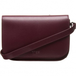 Skórzana torebka w kolorze bordowym - 23 x 14,5 x 5 cm. Czerwone torebki klasyczne damskie marki BREE, w paski, z materiału. W wyprzedaży za 636,95 zł.