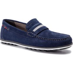 Mokasyny GEOX - U Mirvin A U924LA 00022 C4072 Dk Royal. Niebieskie mokasyny męskie Geox, z zamszu, klasyczne. W wyprzedaży za 299,00 zł.