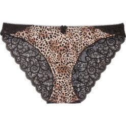 Top z koronką bonprix żółty. Żółte figi damskie bonprix, w koronkowe wzory, z koronki, bez kołnierzyka, bez rękawów. Za 54,99 zł.