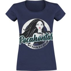 Pocahontas Disc Koszulka damska granatowy. Niebieskie t-shirty damskie marki Pocahontas, xl, z nadrukiem, z okrągłym kołnierzem. Za 74,90 zł.