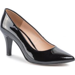 Szpilki BALDACCINI - 605000-2 Czarny Lakier. Czarne półbuty damskie Baldaccini, bez wzorów, ze skóry, eleganckie, bez obcasa, na obcasie, bez zapięcia. Za 259,00 zł.