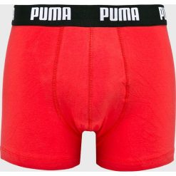 Puma - Bokserki (2-Pack). Czarne bokserki męskie Puma, bez wzorów, z elastanu. Za 79,90 zł.