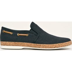 Aldo - Mokasyny Carufel. Niebieskie mokasyny męskie ALDO, z gumy, casualowe, z okrągłym noskiem. Za 279,90 zł.