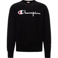 Bluza Champion Script Logo Reverse Weave 212576. Czarne bluzy męskie Champion, xl, bez wzorów, z bawełny, bez kołnierzyka, bez rękawów, bez kaptura. W wyprzedaży za 249,00 zł.