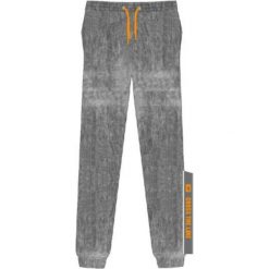 Chinosy chłopięce: IQ Spodnie juniorskie NOTAR JR Grey Melange/ Bright Marigold r. 140