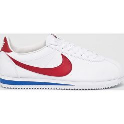 Nike - Buty Cortez Leather. Białe sneakersy męskie Nike, z okrągłym noskiem, na sznurówki. Za 399,90 zł.