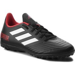 Buty adidas - Predator Tango 18.4 Tf DB2143 Cblack/Ftwwht/Red. Czarne halówki męskie marki Adidas, ze skóry, do piłki nożnej. W wyprzedaży za 189,00 zł.