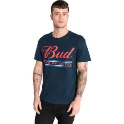Jack & Jones Buds Koszulka Niebieski. Niebieskie podkoszulki męskie l, z nadrukiem, z bawełny, krótkie. Za 88,95 zł.