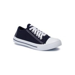 MB 4BS11/9. Czarne trampki chłopięce MB, bez wzorów, z materiału, bez zapięcia. Za 49,99 zł.
