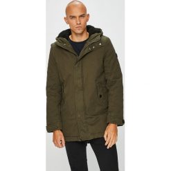 S. Oliver - Parka. Zielone płaszcze męskie S.Oliver, s, bez wzorów, z elastanu, długie, z kapturem. W wyprzedaży za 319,90 zł.