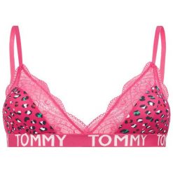 Biustonosz braletka TOMMY HILFIGER UW0UW02231. Różowe biustonosze TOMMY HILFIGER, bez wzorów, z elastanu. Za 159,00 zł.