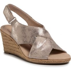 Espadryle CLARKS - lafley Alaine 261481354 Pewter. Brązowe espadryle damskie Clarks, bez wzorów, z tworzywa sztucznego, bez obcasa, na obcasie. Za 339,00 zł.