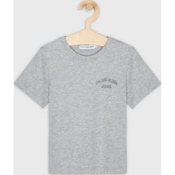 Calvin Klein Jeans - T-shirt dziecięcy 104-176 cm. Niebieskie t-shirty chłopięce Calvin Klein Jeans, z nadrukiem, z bawełny, bez rękawów. Za 119,90 zł.
