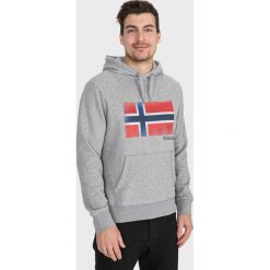 Napapijri Bibu Bluza Szary. Szare bluzy męskie Napapijri, xxl, z haftami, z bawełny, bez kołnierzyka, bez rękawów, bez kaptura. Za 461,95 zł.