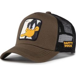 Czapka z daszkiem CAPSLAB - Looney Tunes Daffy Duck CL/LOO/1/DAF2 Green. Zielone czapki damskie CapsLab, bez wzorów, z bawełny. Za 129,00 zł.