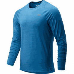 New Balance MT01252MB2. Pomarańczowe koszulki męskie New Balance, s, bez wzorów, z elastanu, sportowe, bez kołnierzyka, bez rękawów. W wyprzedaży za 129,99 zł.