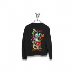 Bluza Zabawkowy Krusty Męska. Czarne bluzy męskie Failfake, s, bez wzorów, bez kołnierzyka, bez rękawów, bez kaptura. Za 170,00 zł.