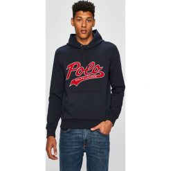 Polo Ralph Lauren - Bluza. Niebieskie bluzy męskie Polo Ralph Lauren, xl, z nadrukiem, z elastanu, z kapturem, bez rękawów, z kapturem. Za 819,90 zł.