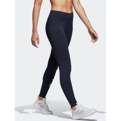 Legginsy Gym & Pilates damskie. Niebieskie legginsy damskie Adidas, m, bez wzorów, z elastanu. Za 119,99 zł.