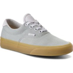 Tenisówki VANS - Era 59 VN0A38FSQK8 (Double Light Gum) Metal. Zielone półbuty damskie skórzane Vans, bez wzorów, bez obcasa, bez zapięcia. W wyprzedaży za 219,00 zł.
