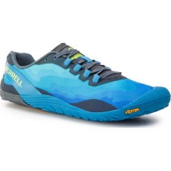 Buty MERRELL - Vapor Glove 4 J50393 Mediterranian Blu. Niebieskie buty sportowe męskie Merrell, z tworzywa sztucznego, bez zapięcia, do biegania. Za 379,00 zł.