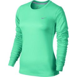 Bluzki, topy, tuniki: Nike Koszulka damska Miler Long Sleeve zielona r. XS (686904 387)