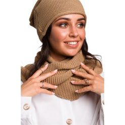 Komin - karmelowy. Pomarańczowe kominy damskie BE, ze splotem. Za 59,00 zł.