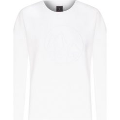 Bluza BOGNER KARYN. Białe bluzy damskie Bogner, bez wzorów, z tkaniny, bez rękawów, bez kaptura. W wyprzedaży za 352,00 zł.