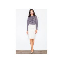 Spódnica M183 Ecru. Brązowe spódniczki damskie FIGL, xl, bez wzorów. Za 99,00 zł.