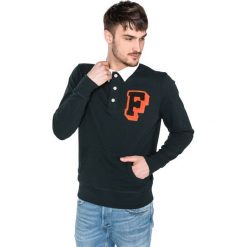 Franklin & Marshall Polo Bluza Czarny. Czarne bluzy męskie Franklin Marshall, l, z haftami, z bawełny, polo, bez rękawów, bez kaptura. Za 447,95 zł.