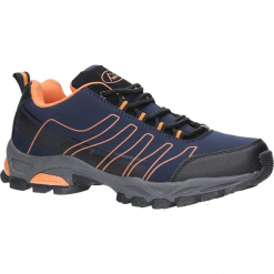 Granatowe buty sportowe sznurowane softshell Casu B1531-3. Szare buty sportowe damskie marki Casu, bez wzorów, z softshellu, sportowe. Za 89,99 zł.