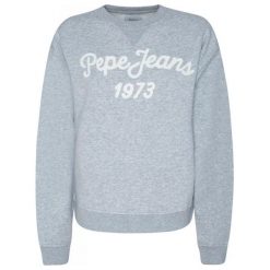 Pepe Jeans bluza damska Nanete XS szara. Szare bluzy damskie Pepe Jeans, xs, bez wzorów, z jeansu, bez rękawów, bez kaptura. Za 259,00 zł.