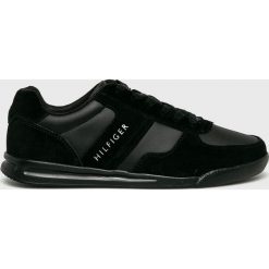 Tommy Hilfiger - Buty. Czarne buty sportowe męskie TOMMY HILFIGER, ze skóry, na sznurówki. Za 449,90 zł.