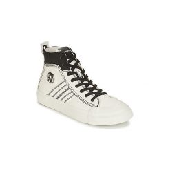 Buty Diesel S-ASTICO MID LACE. Białe trampki męskie Diesel, bez wzorów, bez zapięcia. Za 439,00 zł.