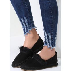 Espadryle damskie: Czarne Espadryle To The Middle