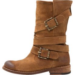 Buty zimowe damskie: Felmini GREDO Kowbojki i Buty motocyklowe brown