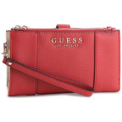Guess Czerwony Portfel Damski. Czerwone portfele damskie marki Guess, z aplikacjami. Za 269,00 zł.