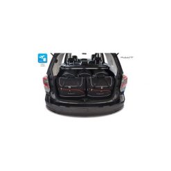 SUBARU FORESTER, 2013- TORBY DO BAGAŻNIKA 5 SZT KJUST - 7038021. Czarne torby podróżne KJUST, bez wzorów, z kauczuku, klasyczne. Za 1299,00 zł.