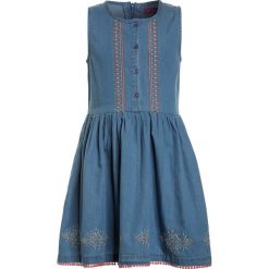 Sukienki dziewczęce z falbanami: Derhy ARMANCE ROBE Sukienka jeansowa denim bleu