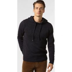 Nils Sundström - Sweter męski, niebieski. Niebieskie swetry męskie Nils Sundström, m, bez wzorów, eleganckie, z kapturem, z kapturem. Za 179,95 zł.