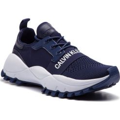 Sneakersy CALVIN KLEIN JEANS - Timmy S0588 Navy. Niebieskie sneakersy męskie marki Calvin Klein Jeans, na co dzień, bez wzorów, z jeansu, klasyczne, bez zapięcia. Za 699,00 zł.